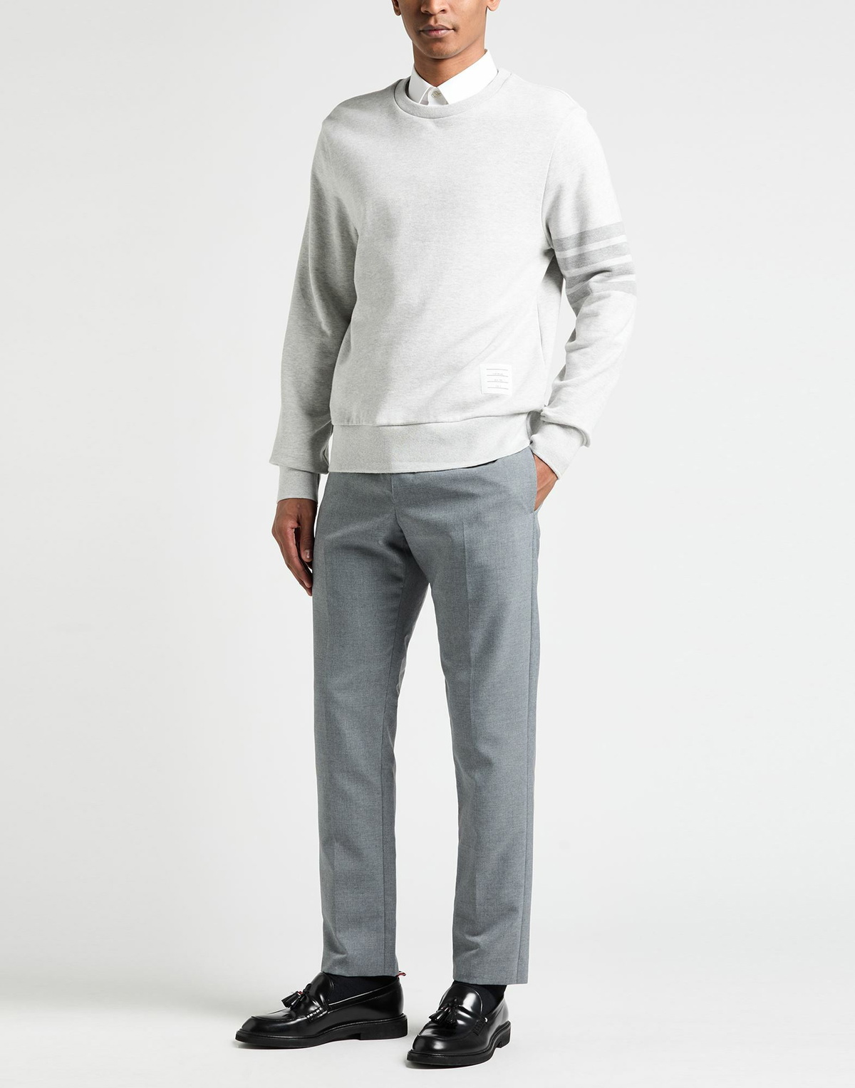 Thom Browne Mens Sweatshirt Light in Grey