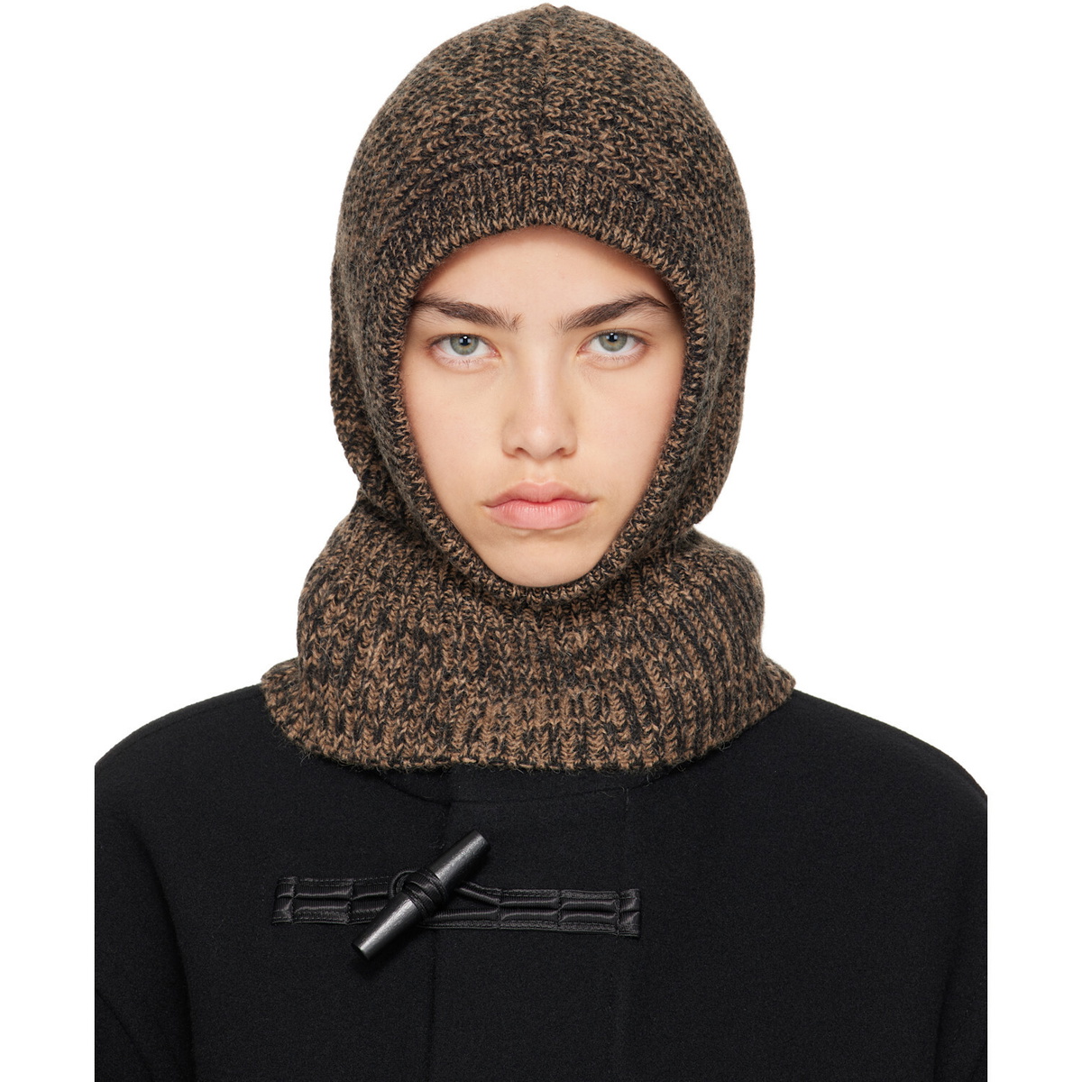 LEMAIRE Brown Alpaca & Yak Blend Balaclava