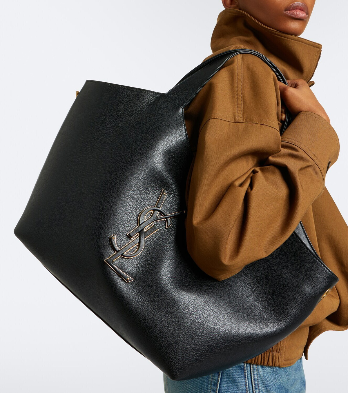 Saint Laurent Icare Medium leather shopper