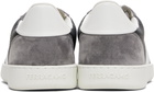 Ferragamo Gray Signature Low-Top Sneakers