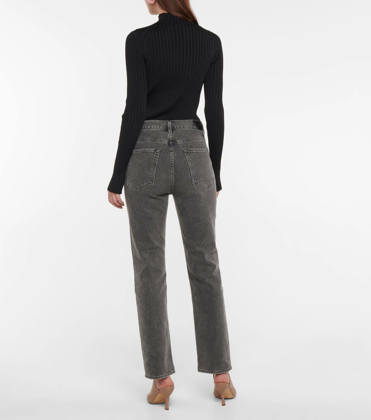 Goldsign The Morgan high-rise straight jeans