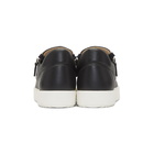 Giuseppe Zanotti Black Leather Low-Top Sneakers