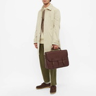 Barbour Men's Leather Briefcase in Dark Brown