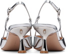 Gianvito Rossi Silver Ascent 55 Heels
