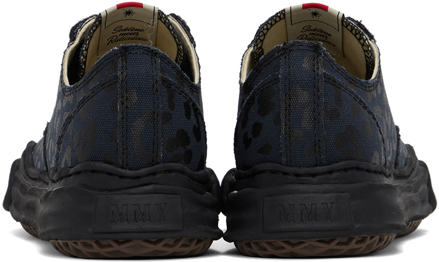 Miharayasuhiro Black Peterson Leopard Sneakers Maison MIHARA
