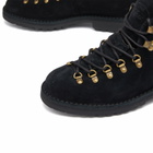 Fracap Men's M120 Commando Sole Scarponcino Boot in Black Suede