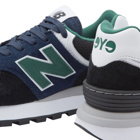 Junya Watanabe MAN x eYe x New Balance 574 Sneakers in Navy