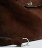 Balenciaga Rodeo suede tote bag