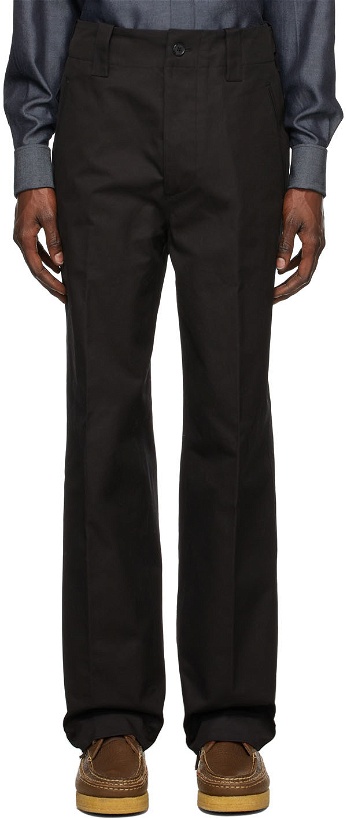 Photo: Margaret Howell Black Twill Trousers