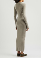 Extreme Cashmere N°335 Snake Cotton-blend Maxi Dress - Beige - One Size