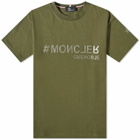 Moncler Grenoble Men's Logo T-Shirt in Green
