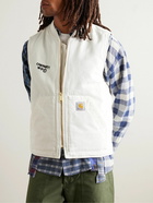 Carhartt WIP - Printed Padded Cotton-Canvas Gilet - White