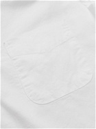 Save Khaki United - Camp-Collar Garment-Dyed Cotton Oxford Shirt - White