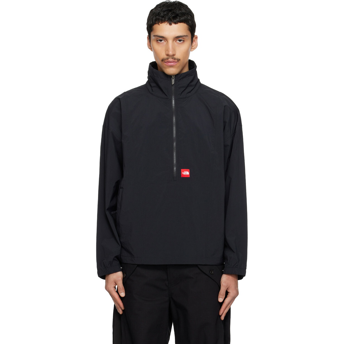 The North Face Black TNF Red Box Taslan Jacket