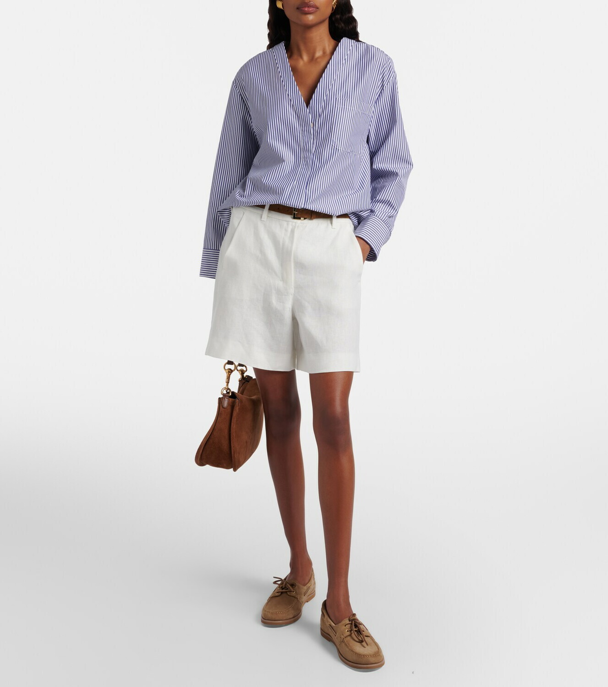 'S Max Mara Party linen shorts
