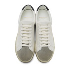 Saint Laurent White Aged Andy Sneakers