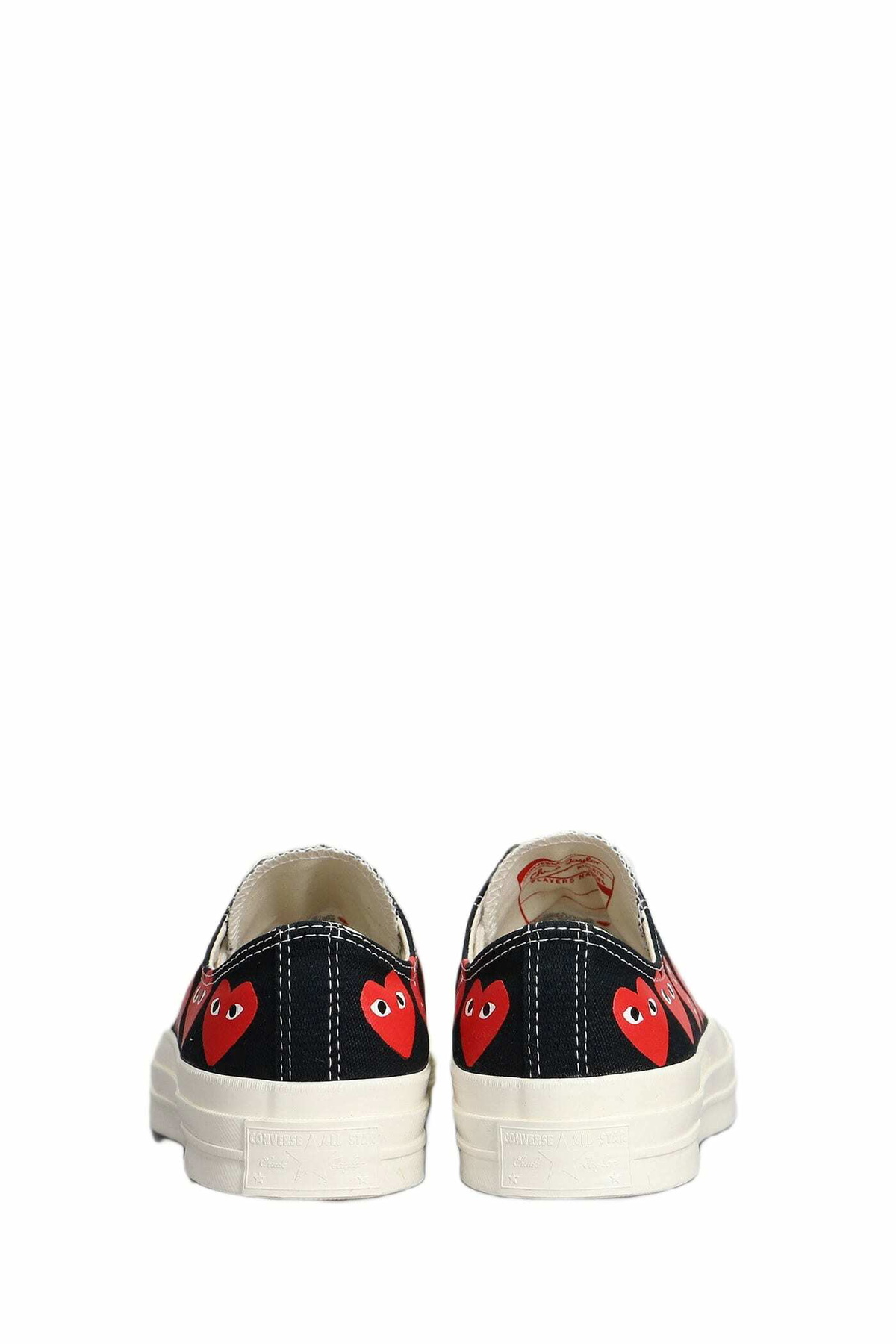 Comme des Garçons Play Chuck 70 Cdg Low Sneakers In Black Cotton