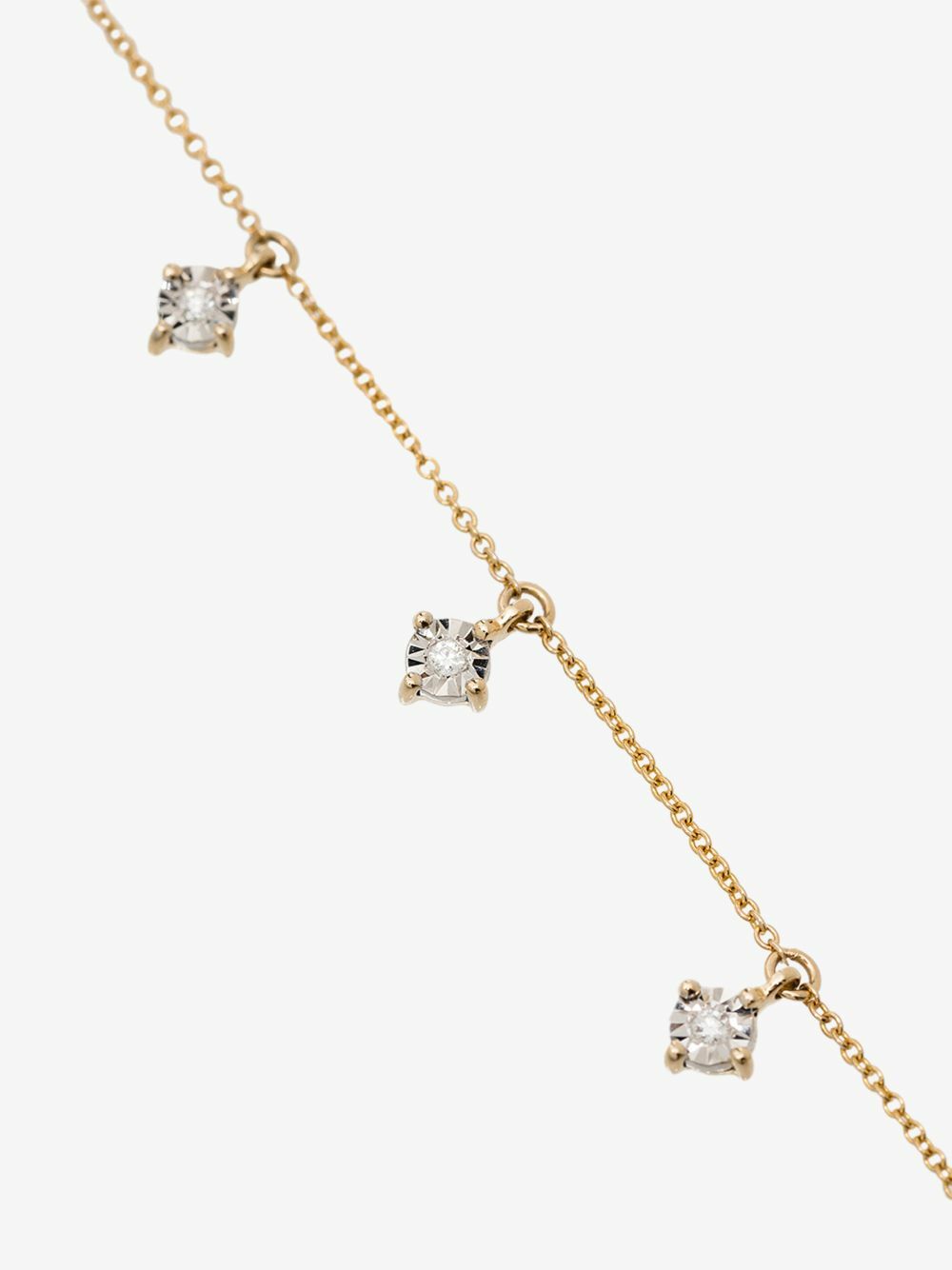 Dana Rebecca Designs 14K Yellow Gold Ava Bea Station Diamond Necklace ...