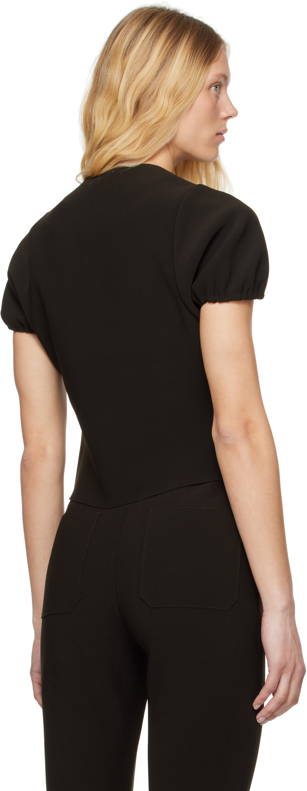 Birrot Brown Lay3 Short Blouse