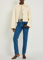 Another Tomorrow Cotton Jacket Beige