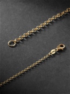 Foundrae - Spade Crescent Gold, Malachite and Diamond Pendant Necklace