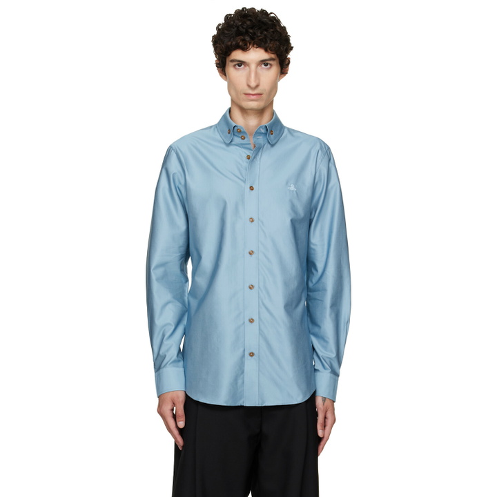 Photo: Vivienne Westwood Blue Two Button Krall Shirt