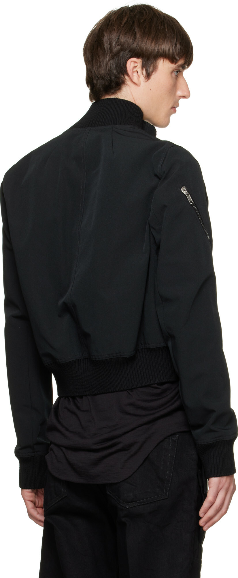 Rick Owens Black Tower Track Jacket