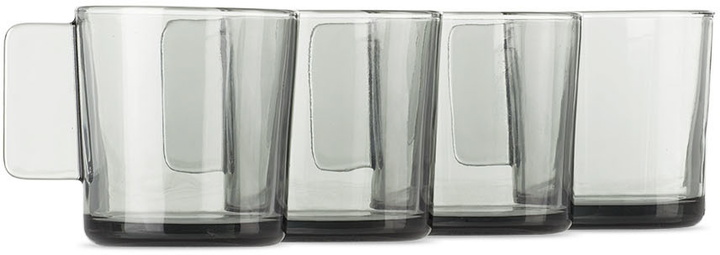 Photo: Serax Four-Pack Grey Marcel Wolterinck Edition HEii Mugs