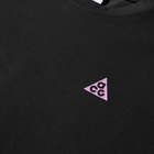 Nike Men's ACG Long Sleeve Cosmic Coast T-Shirt in Black