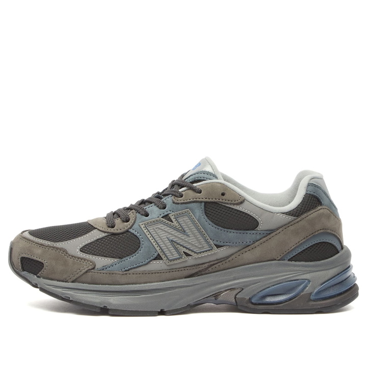 Photo: New Balance Abzorb 2010 Sneaker in Tornado/Faded Black/Dark Silver Metallic