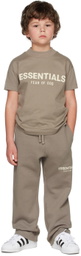 Essentials Kids Taupe Logo T-Shirt