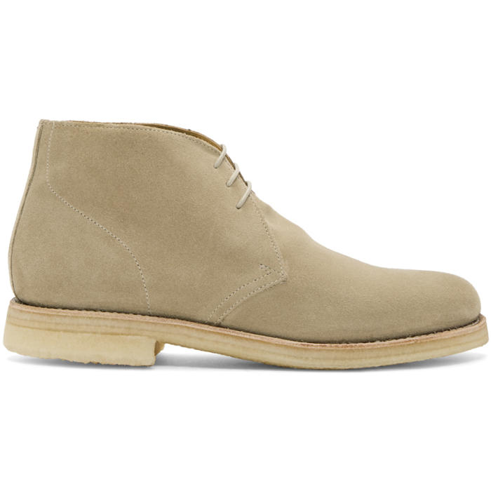 Photo: Grenson Beige Suede Oscar Desert Boots