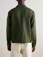 Kingsman - Valstar Linen Shirt Jacket - Green