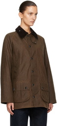 Barbour Brown Beaufort Waxed Jacket
