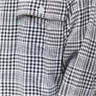 Noma t.d. Men's Gingham Check Coverall Jacket in Black