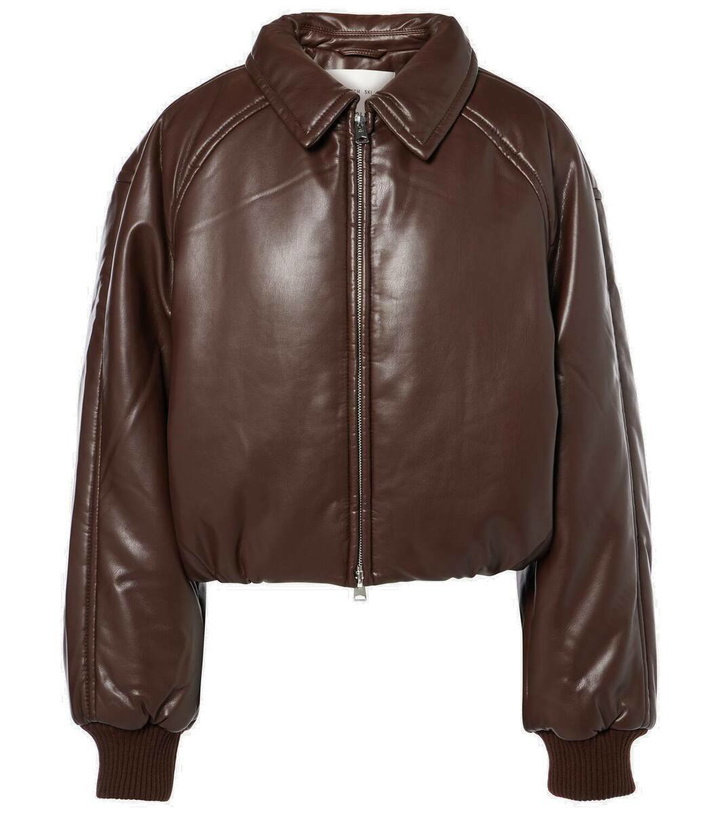 Photo: Agolde x Shoreditch Ski Club Tate faux leather bomber jacket