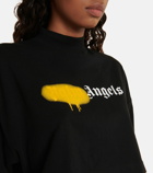 Palm Angels - Printed cotton cropped sweater