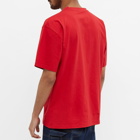 PACCBET Men's Captek Eyes Logo T-Shirt in Red