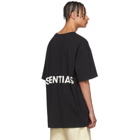 Essentials Black Boxy Graphic T-Shirt