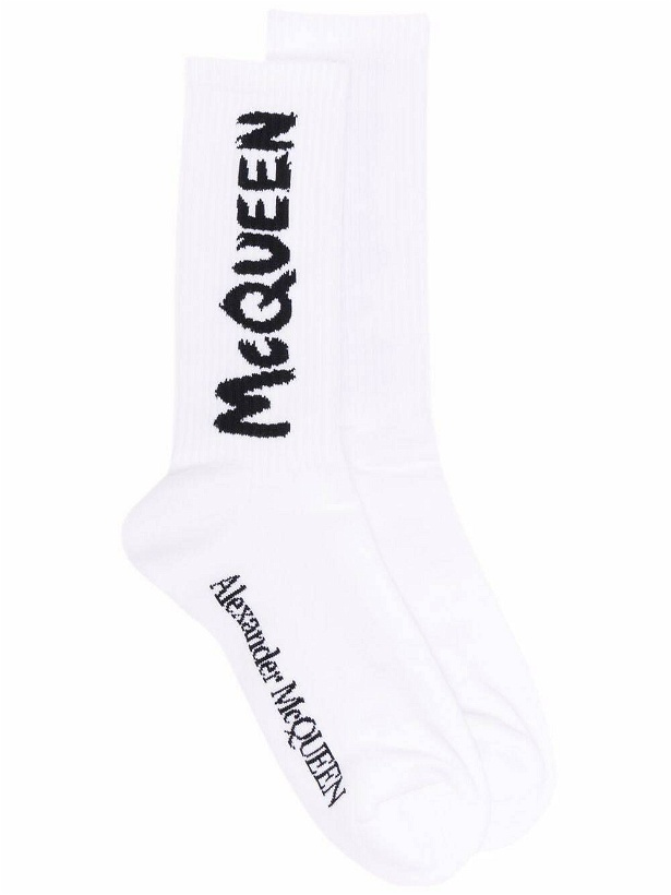 Photo: ALEXANDER MCQUEEN - Socks With Logo