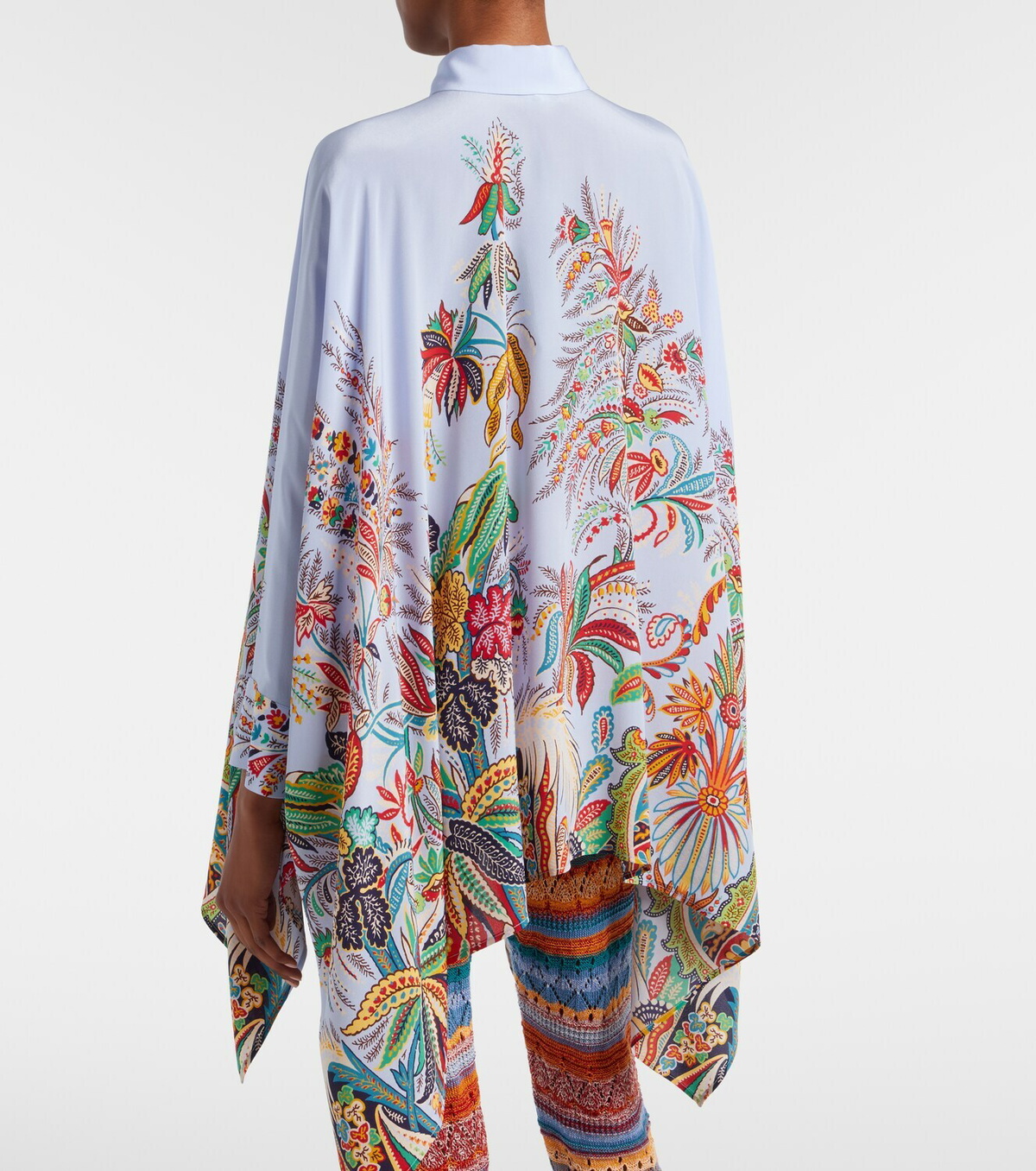 Etro Floral silk blouse