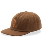 General Admission Men's 5 Panel Wool Cap in Brown