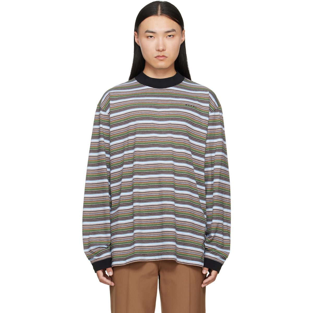 Marni Multicolor Striped T-shirt