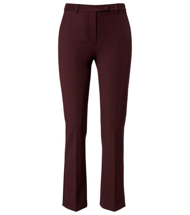 Photo: 'S Max Mara Cotton-blend cropped straight pants