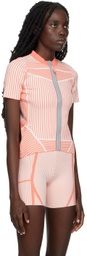 PH5 Pink & White Eco Cleo Compression Cycling Top