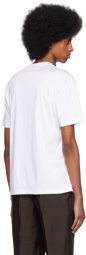 Giorgio Armani White Embroidered T-Shirt