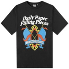 Daily Paper Men's x Filling Pieces Flag T-Shirt in Black