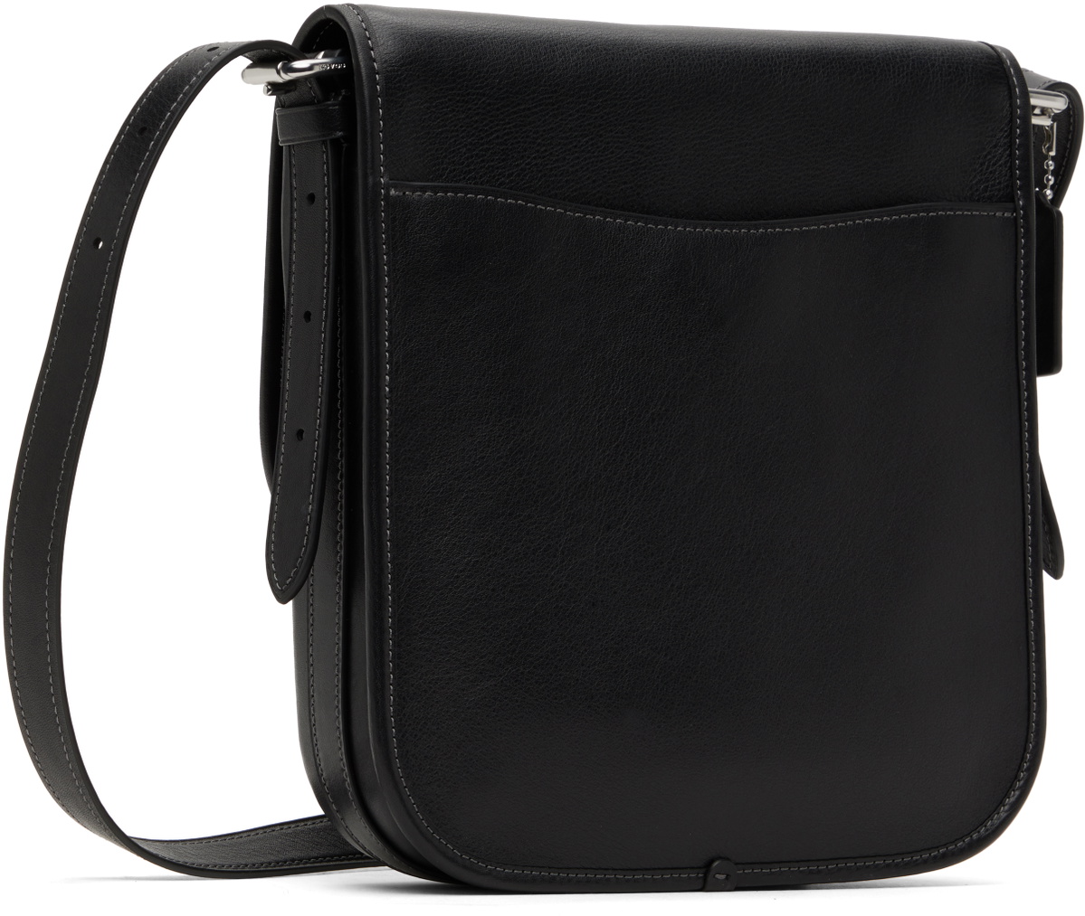 Coach 1941 Black Hitch Flap Crossbody Bag