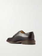 Brunello Cucinelli - Leather Derby Shoes - Burgundy