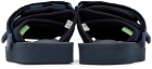 Suicoke Navy MOTO-Cab Sandals